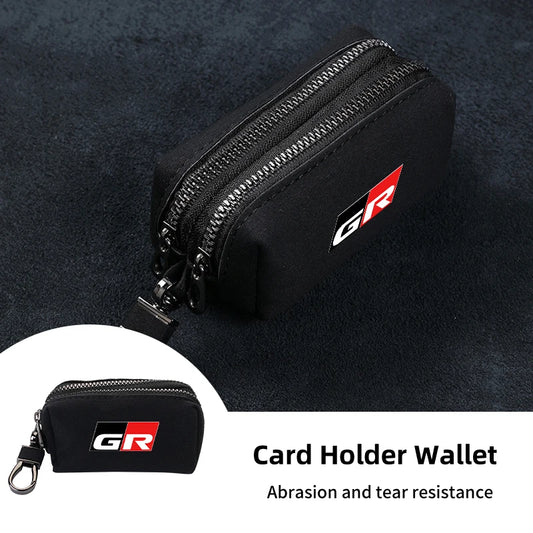 Compact Wallet Coin Purse & Card Organizer for Car Enthusiasts