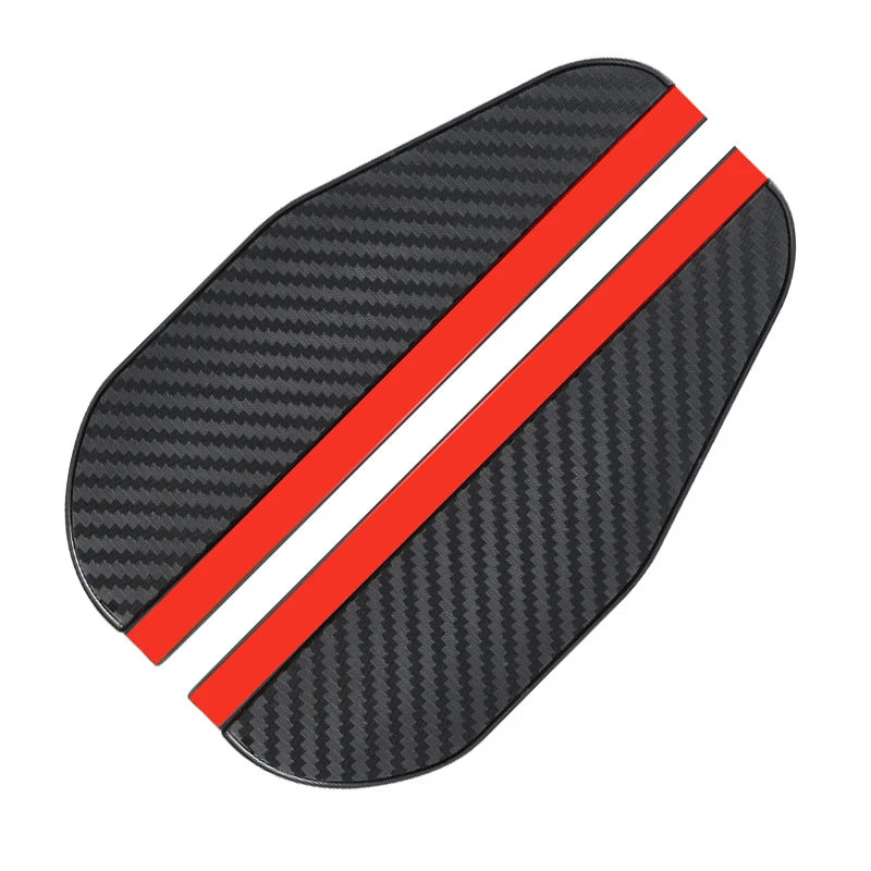Car Rearview Mirror Rain Cover – Carbon Fiber PVC Eyebrow Protector (2pcs)