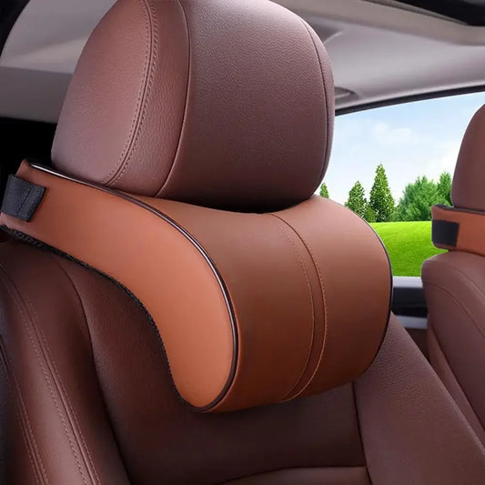 Car Neck Pillow – Memory Foam Headrest with Adjustable Strap 7 Styles