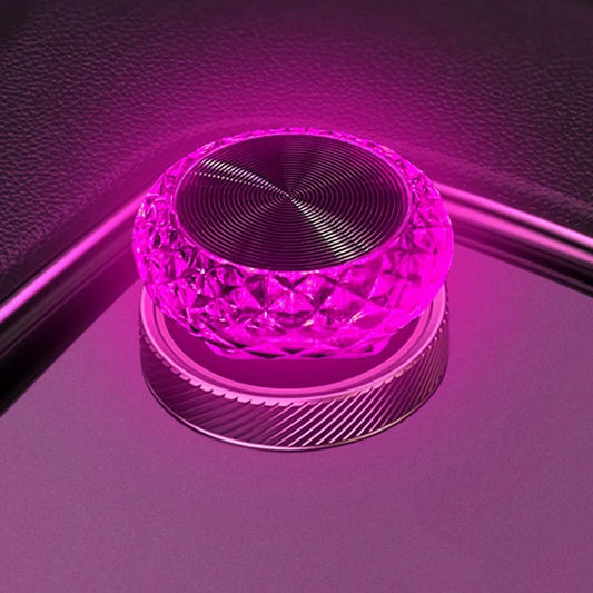 USB LED Ambient Interior Light – Crystal Diamond Car Atmosphere Lamp