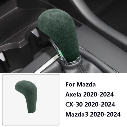 Car Gear Shift Knob Cover Suede