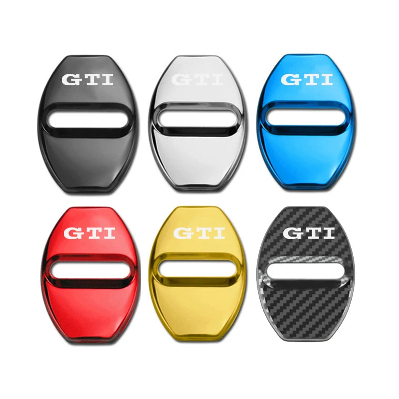 Car Door Lock Protection Covers - Set of 4 with Logo Options