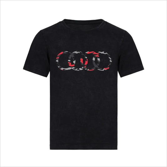 Quattro-inspiriertes Baumwoll-T-Shirt