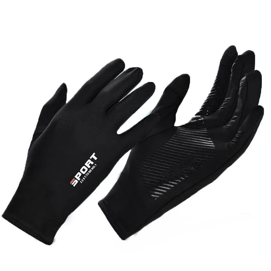 Ice Silk Touchscreen Sport Gloves – UV Protection, Anti-Slip, Unisex