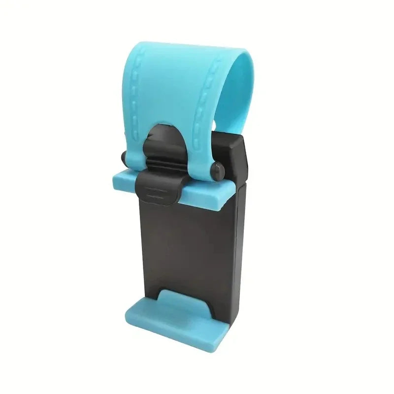 Steering Wheel Phone Holder Hook – Universal Car Mount Clip