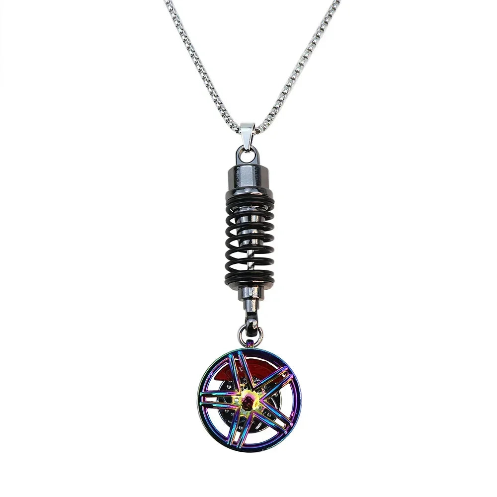 Car Wheel Rearview Pendant