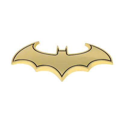 3D Bat Metal Car Sticker – Emblem Decal for Cars & Motorcycles