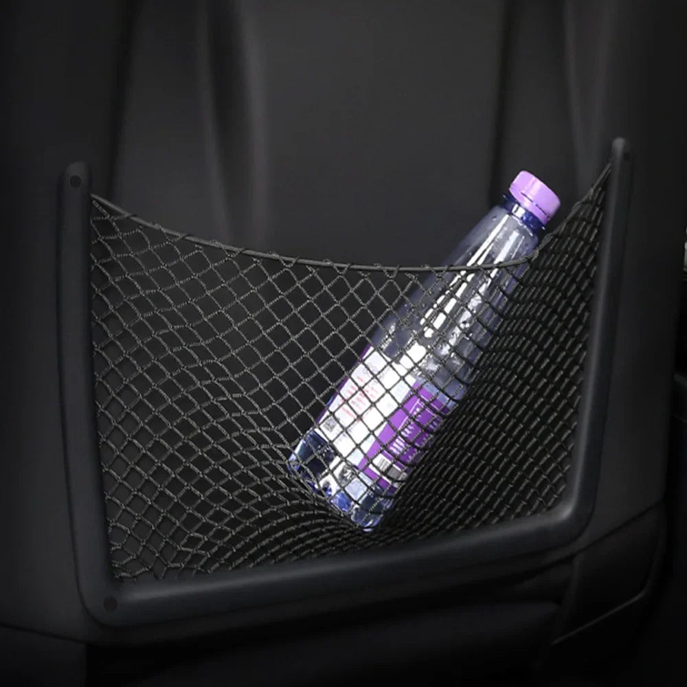 Car Rear Seat Back Mesh Storage