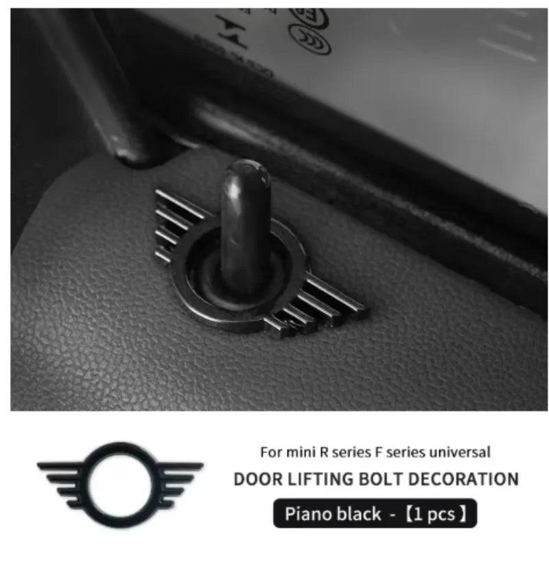 Metal Door Button Decoration Sticker - Interior Accent Trim