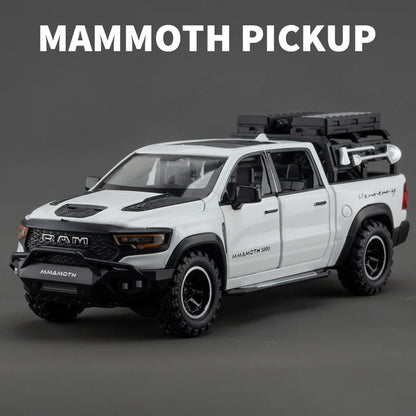 1:32 Scale Pickup Truck Alloy Diecast Model with Sound & Light Pull Back