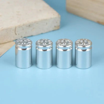 Aluminum Alloy Tire Valve Stem Caps Set of 4 | Universal Fit