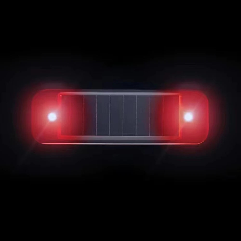 Mini Solar Car Anti-Theft Warning Light – Wireless LED Flashing Alarm