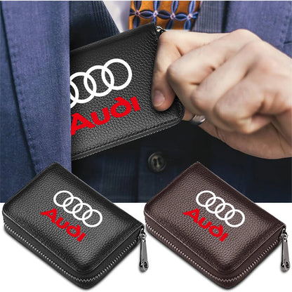 A. Car Leather Mini Wallet