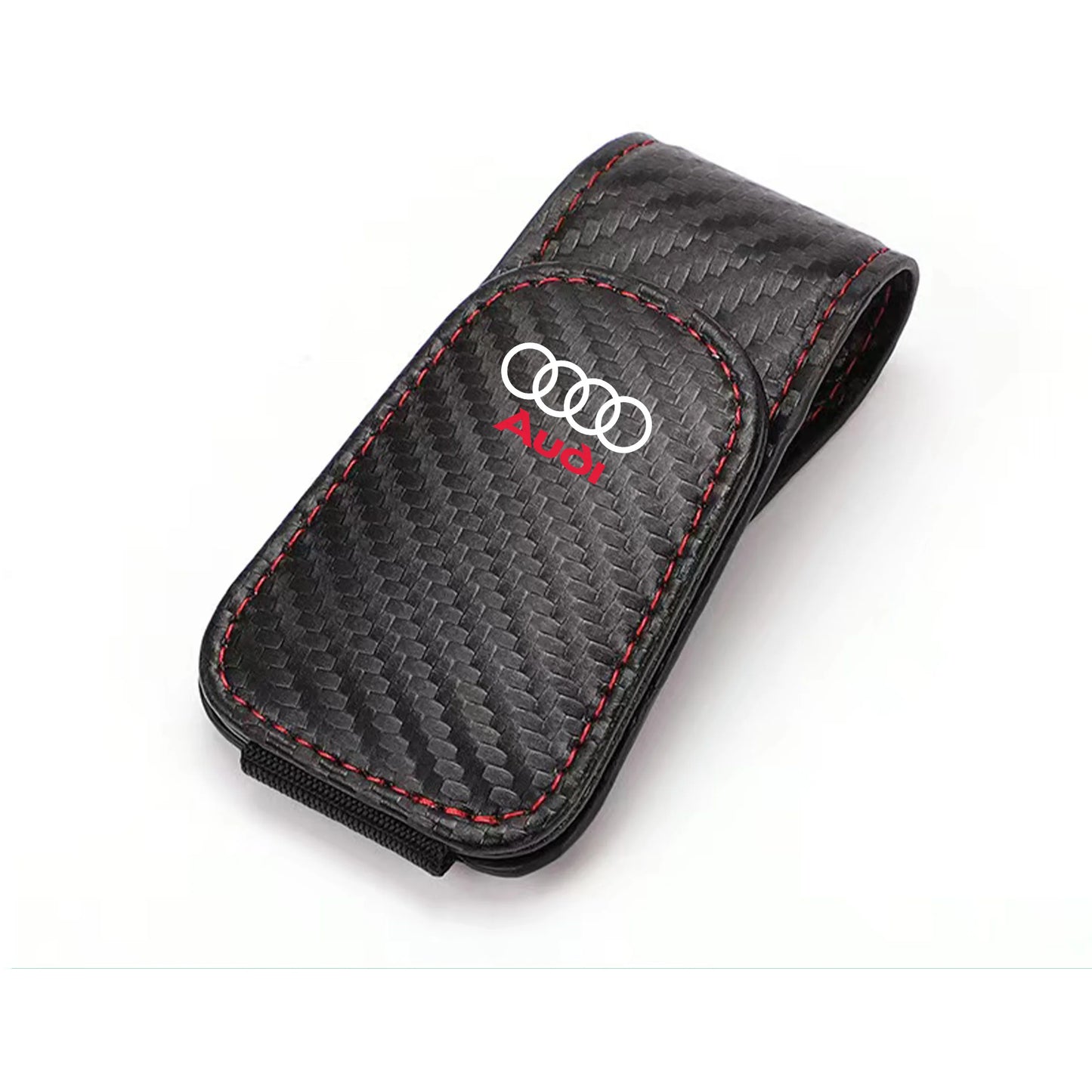 Car Sun Visor Glasses Clip – Leather Sunglasses & Card Holder