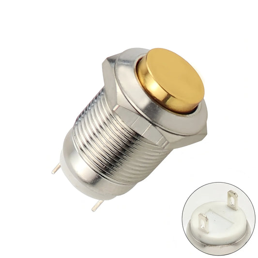 12mm Waterproof Metal Momentary Push Button Switch