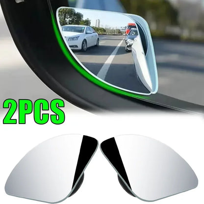Wide Angle Blind Spot Mirror – HD Glass 360° Adjustable Rearview Mirror (2pcs)