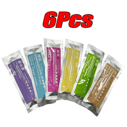 Car Air Vent Perfume Clip – Aluminum Aromatherapy Freshener with 7 Fragrance Sticks (8pcs Set)