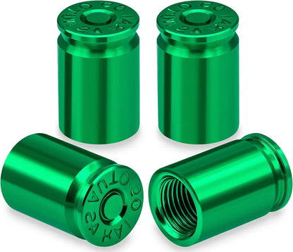 4PCS Aluminum Alloy Car Tire Valve Stem Caps
