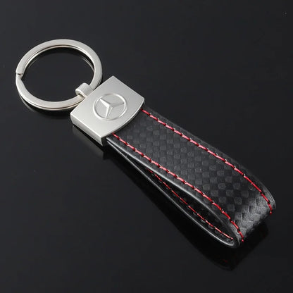 High Quality Metal Leather AMG Keychain