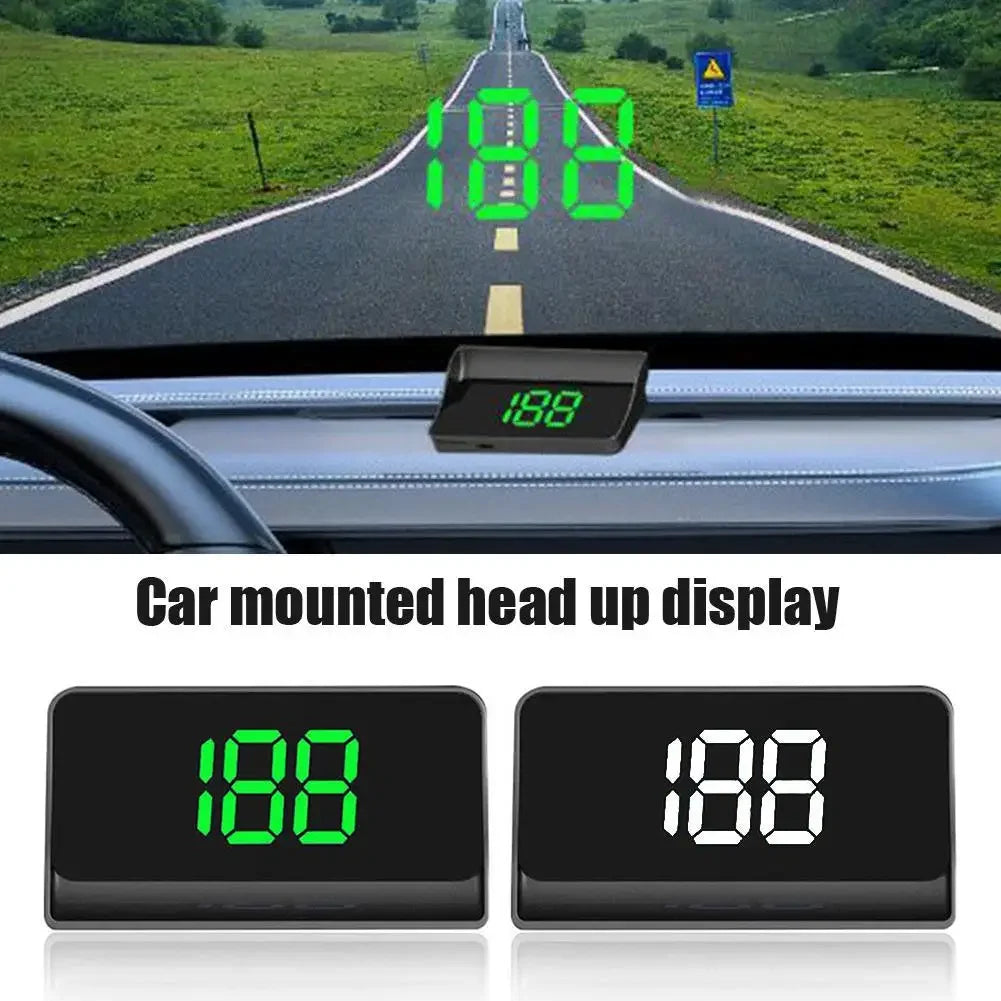 GPS HUD Windshield Projector – Digital Speedometer km/h Universal