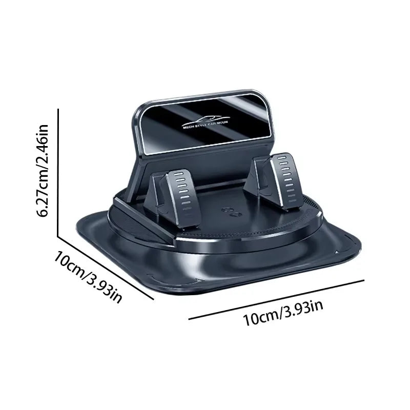 Anti-Slip Silicone Dashboard Phone Mount - 360° Rotation Universal Navigation Holder