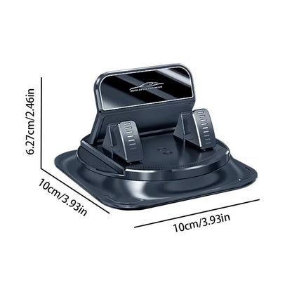 Anti-Slip Silicone Dashboard Phone Mount - 360° Rotation Universal Navigation Holder