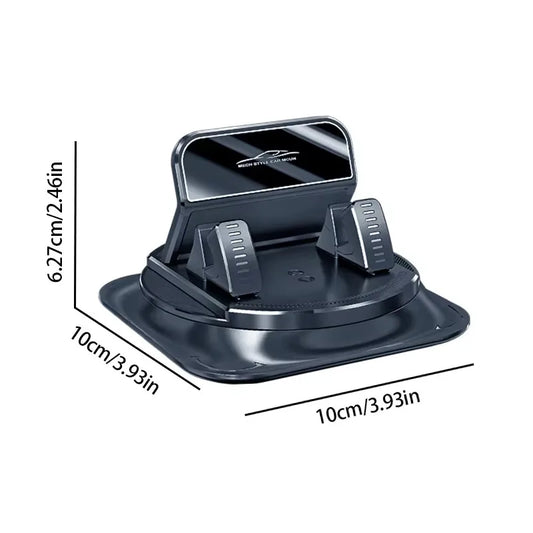 Anti-Slip Silicone Dashboard Phone Mount - 360° Rotation Universal Navigation Holder