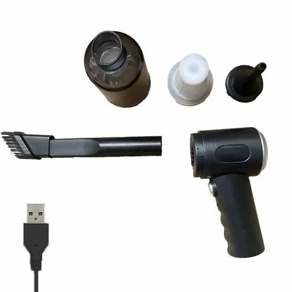 9000Pa Wireless Car Vacuum Cleaner with Blow Function & 4 Attachments