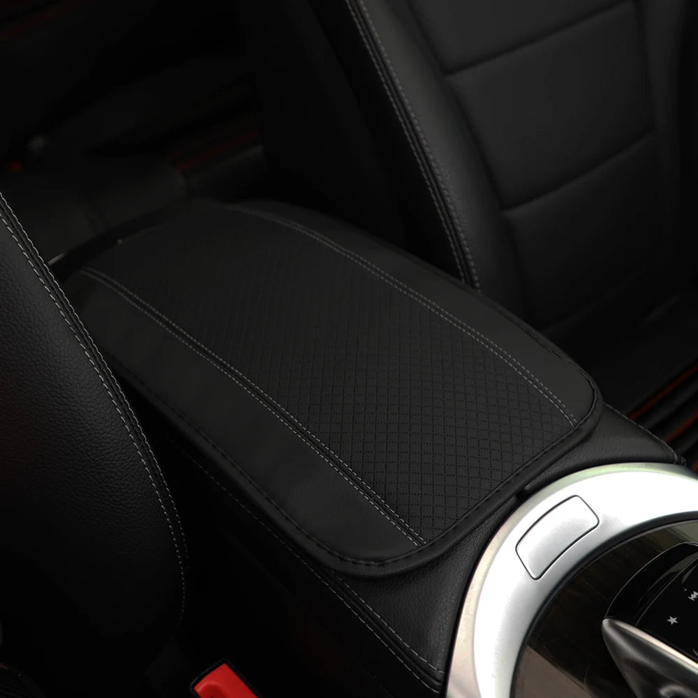 Embossed Car Armrest Pad Center Console