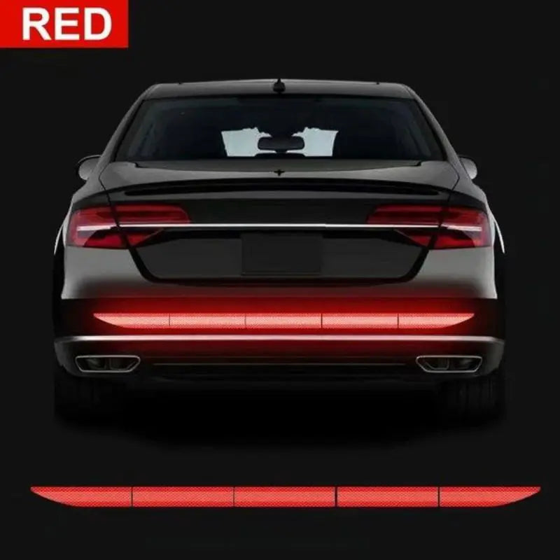 Reflective Warning Safety Tape Strips – Anti-Collision Car Trunk Decal