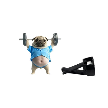 Weightlifting Dog Car Air Vent Cli