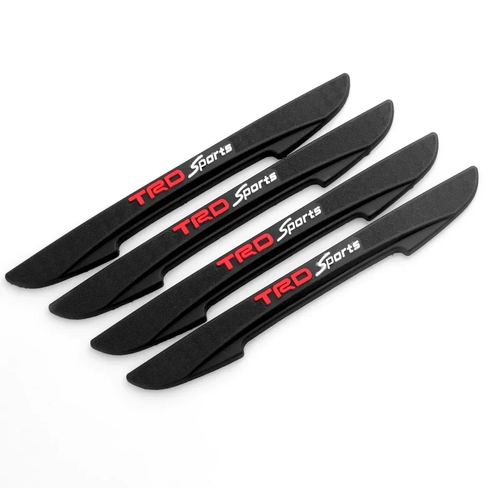 Car Door Anti-Collision Strip – Rubber Bumper Trim 4pcs