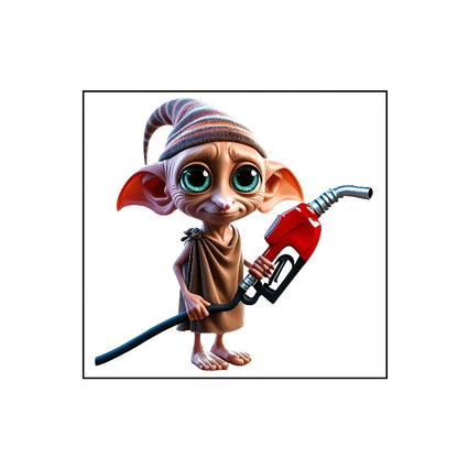 Elf Refueling Car Sticker | PVC Bumper Decal
