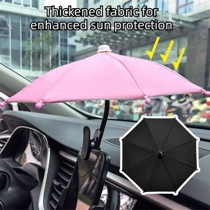 Car Phone Sun Shade Umbrella – Anti-Glare Clip Mount | 11 Colors