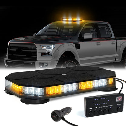 Roof Top LED Strobe Light Bar - Magnetic Mount Warning Light