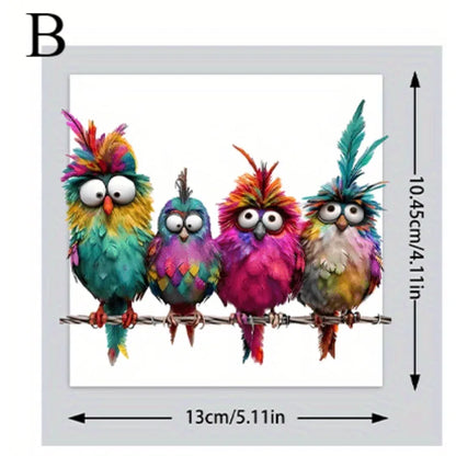 Funny Bird Car Window Sticker | PVC Decal