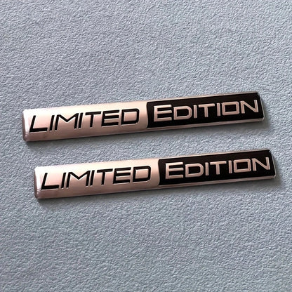 3D Metal Racing Sport Emblem Badge Sticker – 2 Pcs Car & Moto Decal