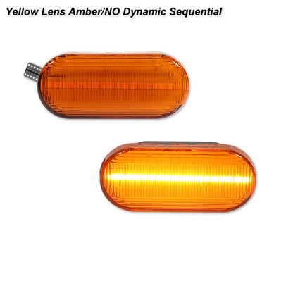 LED Dynamic Side Marker Turn Signal Light - T10 W5W Amber SMD Pair