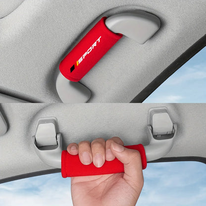 Plush Car Door Handle Cover | Soft Armrest Protector
