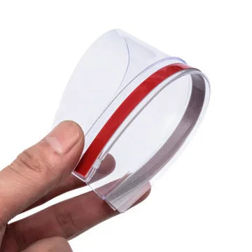 Car Rearview Mirror Rain Cover – Carbon Fiber PVC Eyebrow Protector (2pcs)