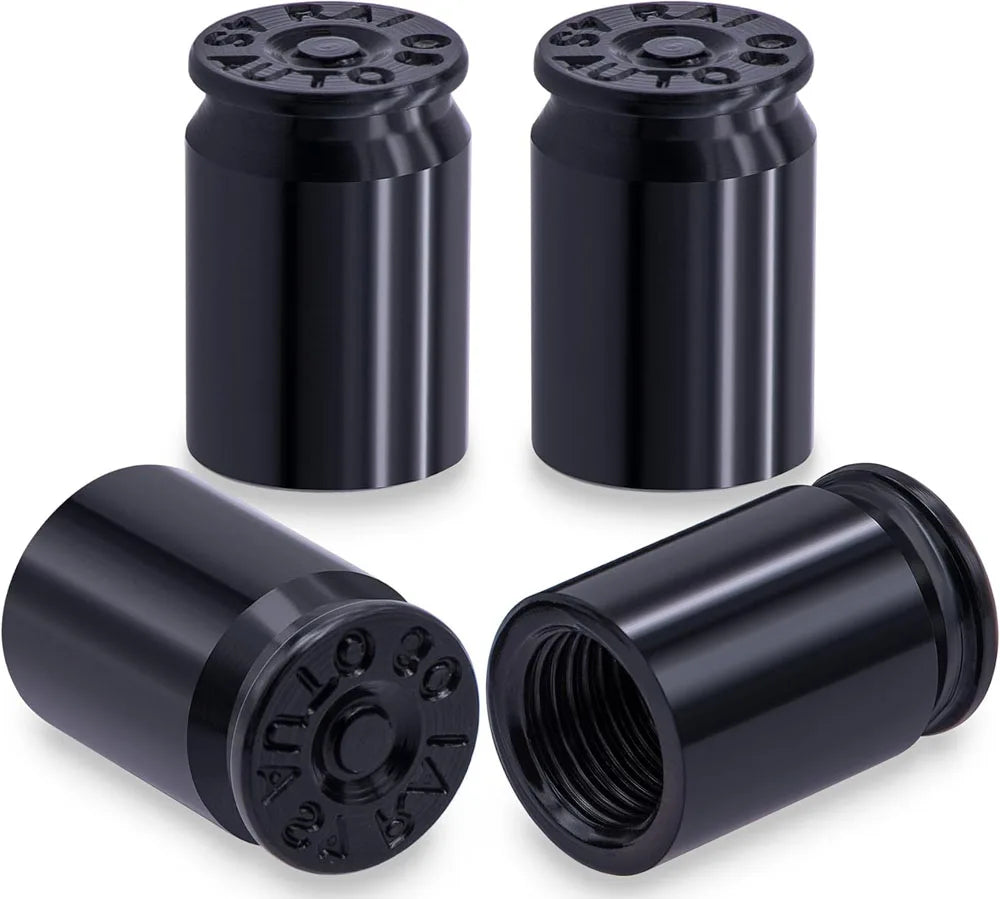 4PCS Aluminum Alloy Car Tire Valve Stem Caps