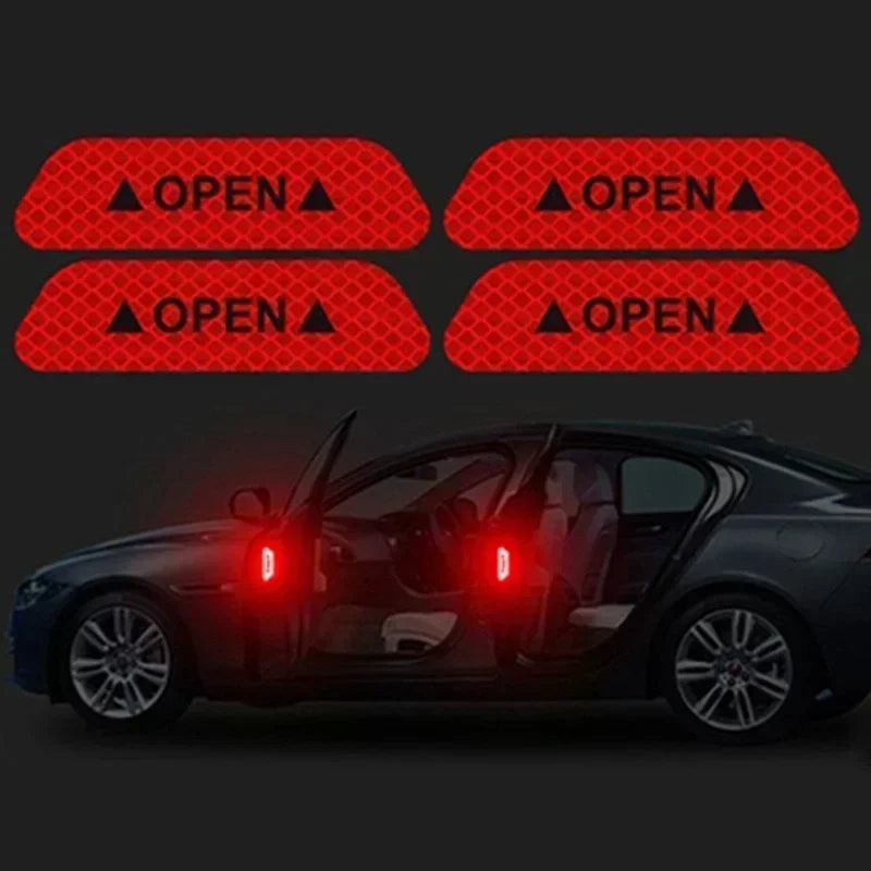 Reflective Car Door Warning Stickers