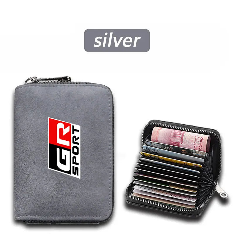 ID Card Coin Pouch Wallet – Compact Car Accessory Purse