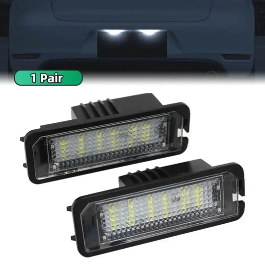 12V LED License Plate Lights - Bright Car Number Plate Lamps
