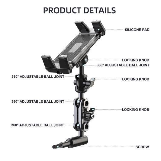 A-Pillar Phone Holder for Car and Truck