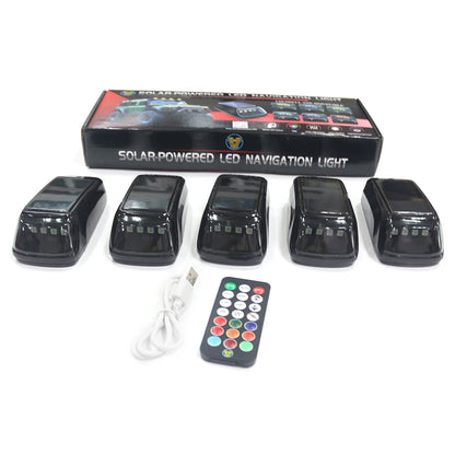 RGB Truck Cab Roof Lights - App Remote, No Drill, 5pcs Set