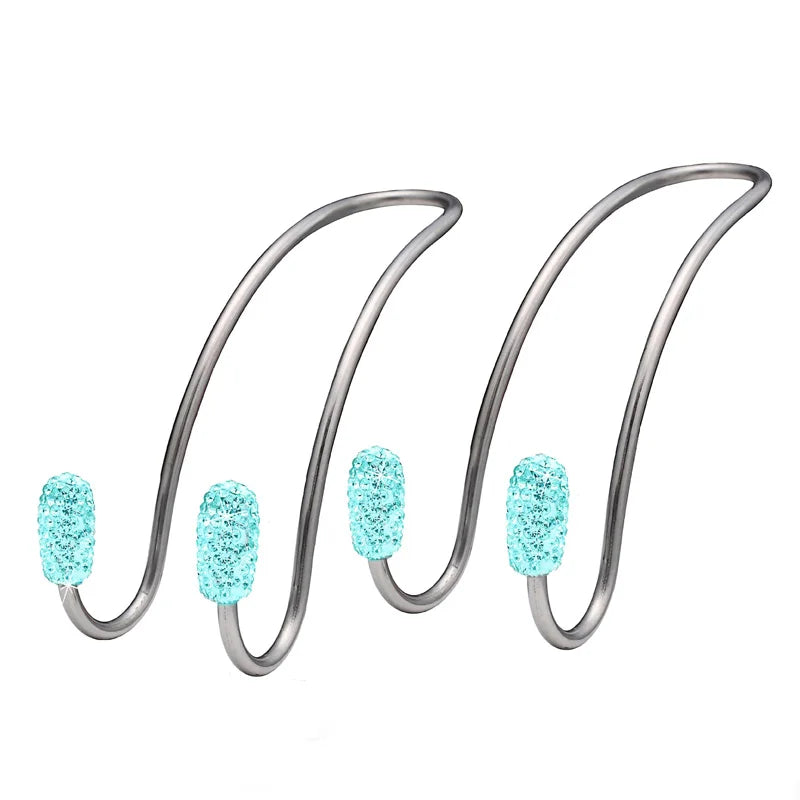 Rhinestone Car Headrest Hook | Bling Bag Hanger for Car Seat