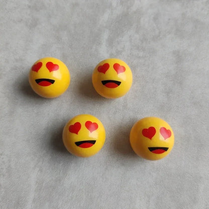 4Pcs/Set Smiley Ball Tire Valve Caps