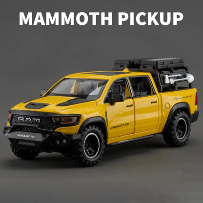 1:32 Scale Pickup Truck Alloy Diecast Model with Sound & Light Pull Back