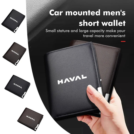 Soft Leather Short Wallet – Driver License & Card Holder